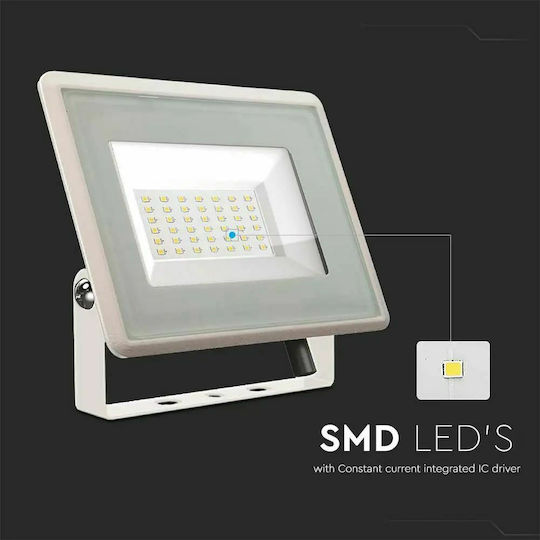 V-TAC F-class Στεγανός Προβολέας LED 30W Ψυχρό Λευκό 6500K IP65