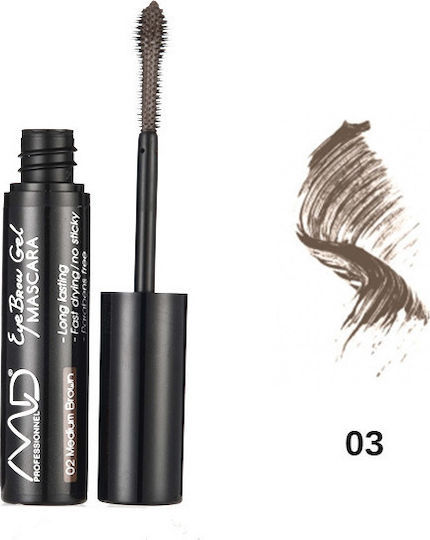 MD Professionnel Eyebrow Gel Mascara for Eyebrows 03 Dark Blond