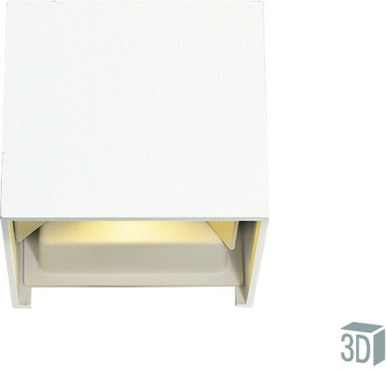 Viokef Greg Modern Lamp Wall with Integrated LED and Warm White Light 10x10x10cm
