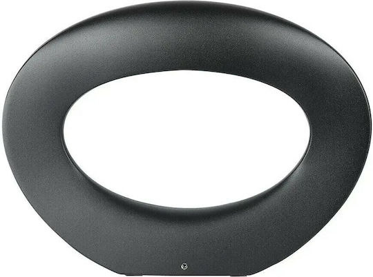 V-TAC Modern Leuchte Wand mit Integrierter LED und Warmweißes Licht Schwarz 30x21.5x6cm