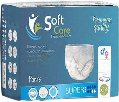 Soft Care Groß in Weiß Farbe 14Stück