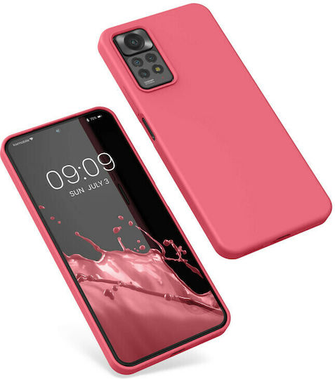 KWmobile Soft Flexible Rubber Back Cover Σιλικόνης 1.3mm Neon Coral (Redmi Note 11 Pro)