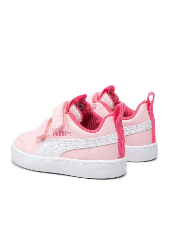 Courtflex Kinder Sneakers mit Klettverschluss Rosa