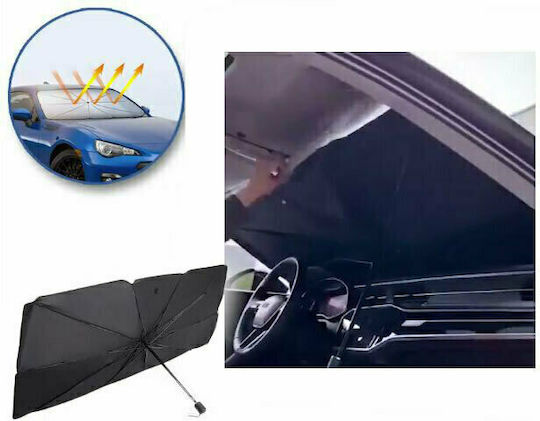 Internal Car Windshield Sunshade Umbrella 130x78cm