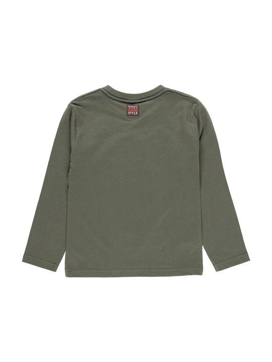 Boboli Kids Blouse Long Sleeve Khaki