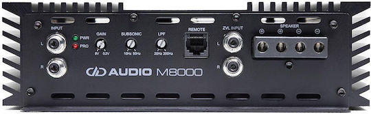 DD Audio Car Audio Amplifier M8000 1 Channel