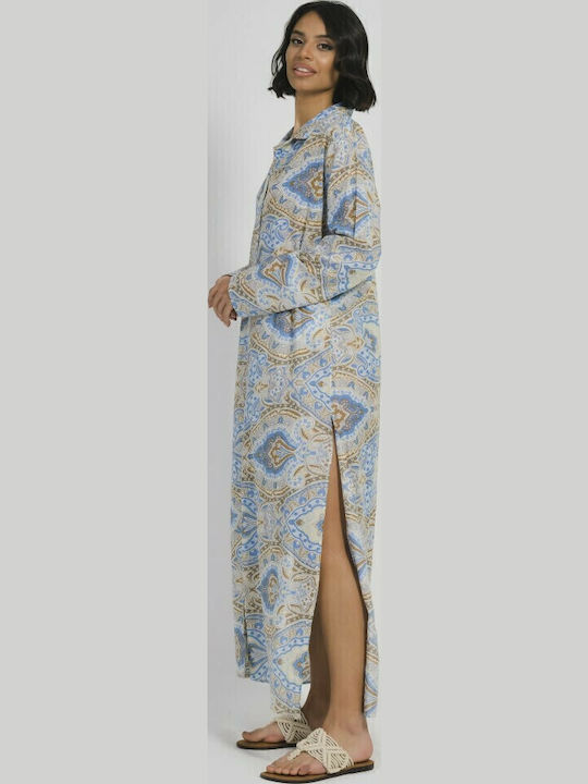 Ble Resort Collection Φόρεμα Παραλίας Μπλε Ble Resort Collection Φόρεμα Παραλίας Μπλε