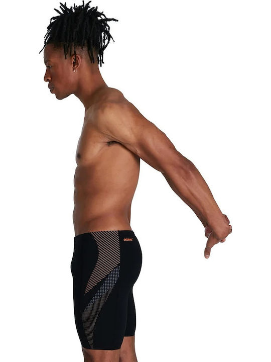Speedo Tech Panel 04512H054 Bărbătesc Costum de Baie de Competiție Jammer pentru Înot Negru