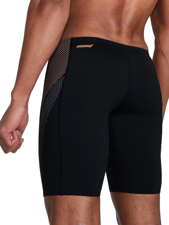 Speedo Tech Panel 04512H054 Bărbătesc Costum de Baie de Competiție Jammer pentru Înot Negru