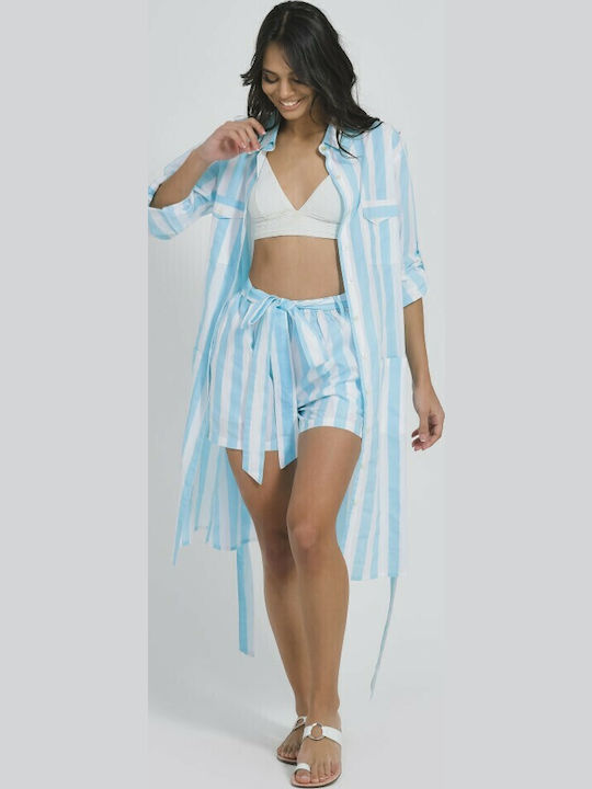 Ble Resort Collection Damen Kurze Hosen Strand Türkis