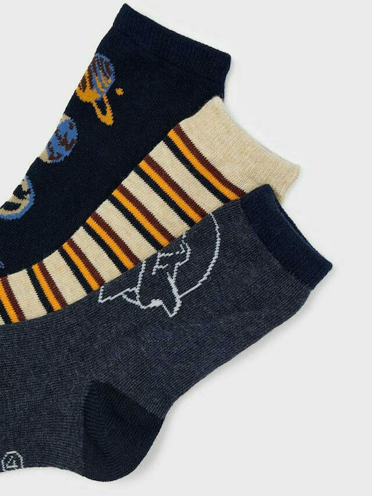 Mayoral Boys 3 Pack Knee-High Socks Blue