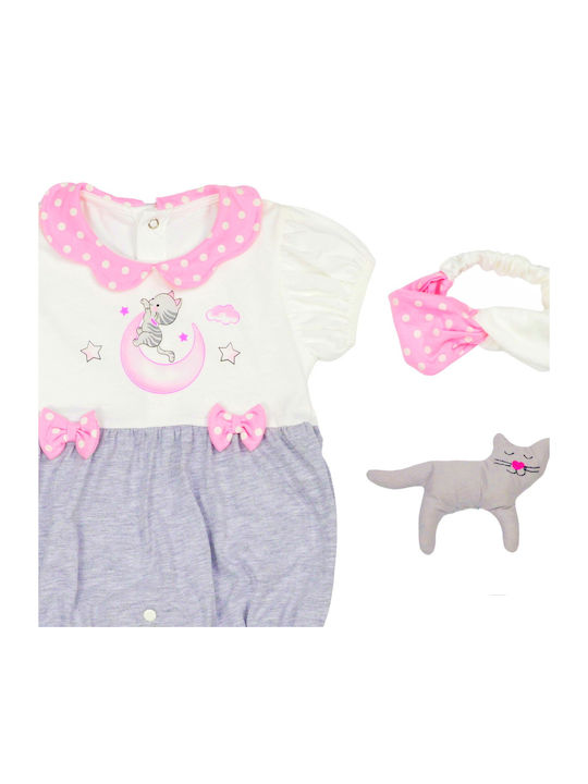 Evita Set Baby Bodysuit White