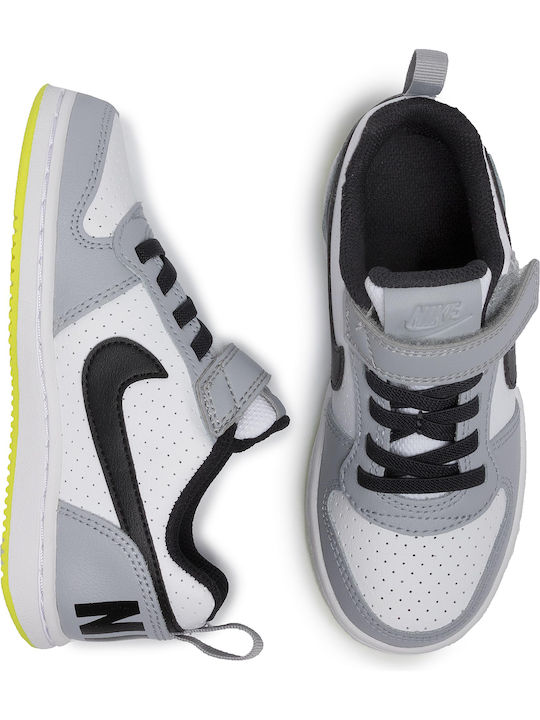 Court Borough Low Παιδικά Sneakers με Σκρατς Γκρι