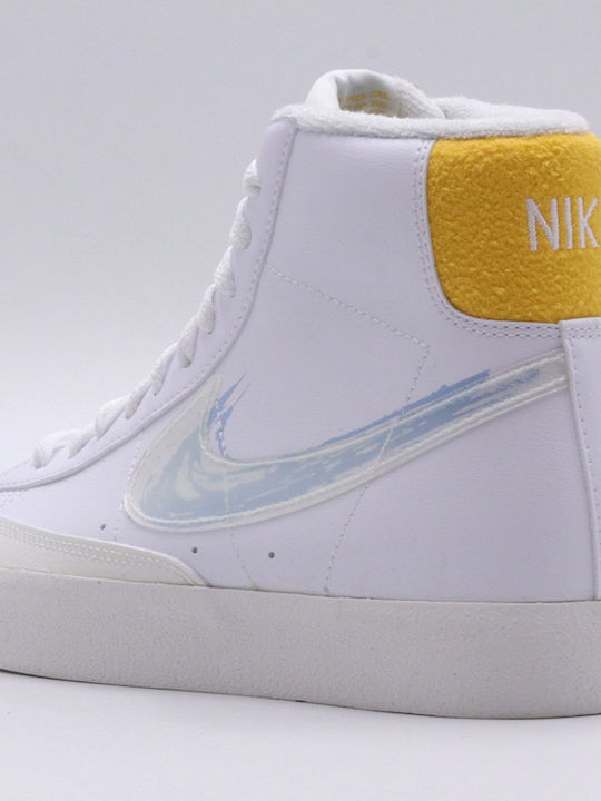 Blazer Mid 77 Παιδικά Sneakers High Λευκά