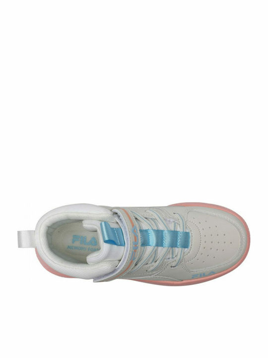Memory Ayo Kids Sneakers High with Scratch White