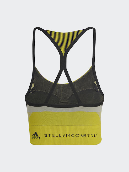 By Stella Mccartney Truestrength Дамски Спортен Блуз с Черно Жълто Ясен Оникс с Подплата