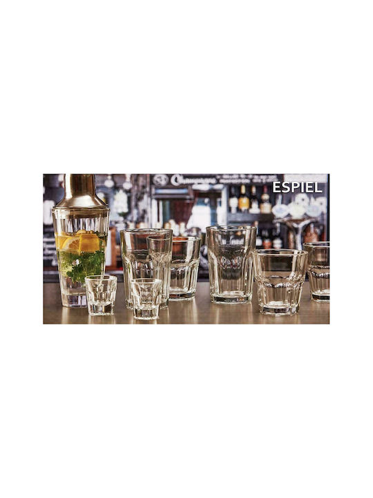 Espiel Casablanca Set of Glasses Whiskey made of Glass 245ml 12pcs