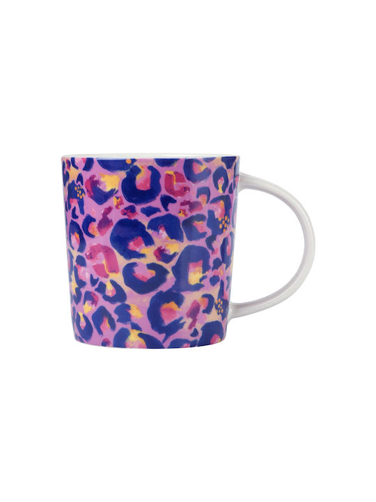 Maxwell & Williams Leopard Lilac Tasse Keramik Bunt 380ml 2Stück