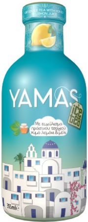 Yamas Ice Tea Λεμόνι Χωρίς Ανθρακικό & Ζάχαρη σε Μπουκάλι 355ml