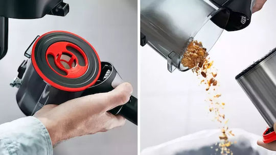 Bosch Unlimited 7 ProAnimal Прахосмукачка 2 в 1 Stick & Ръчна Червено