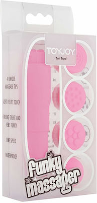 ToyJoy Funky Massager Clitoral Vibrator 10cm Light Pink