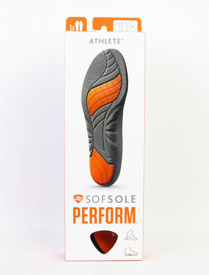 Sofsole Athlete Perform 21354 Ανατομικοί Πάτοι Παπουτσιών Πορτοκαλί 2τμχ
