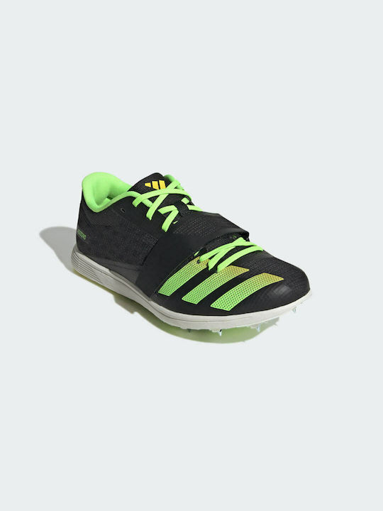 Adidas Adizero Triple Jump Pole Vault Αθλητικά Παπούτσια Spikes Core Black / Beam Yellow / Solar Green