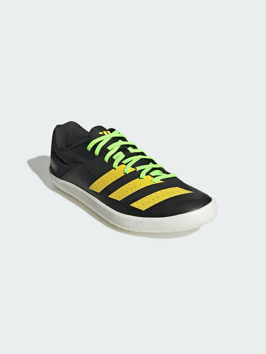 Adidas Throwstar Αθλητικά Παπούτσια Spikes Core Black / Beam Yellow / Solar Green