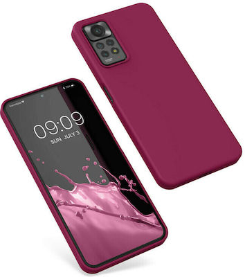 KWmobile Rubber Silicone Back Cover Fuchsia Matt (Redmi Note 11 Pro)