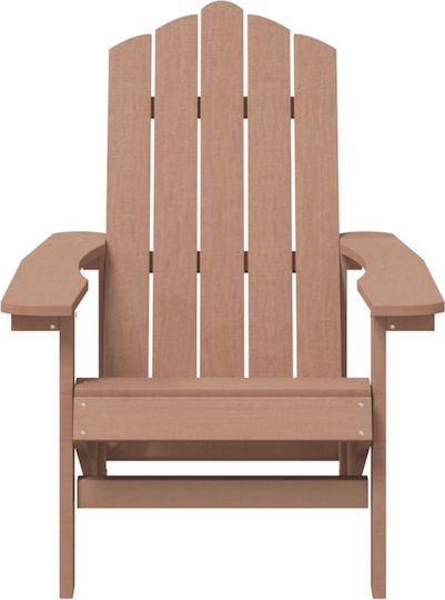 vidaXL Garten- und Outdoor-Möbelsets für kleine Räume Adirondack 2 Stück Braune