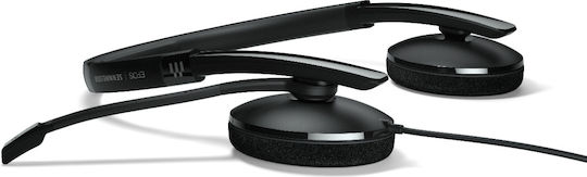 Epos ADAPT 160T USB-C II На ушите Мултимедийни слушалки с микрофон в Черен цвят