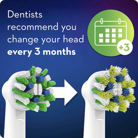 Oral-B 3D White Electric Toothbrush Replacement Heads CleanMaximiser 8pcs