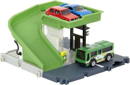 Mattel Matchbox Action Drivers Bus Station Garage for 3+ Years