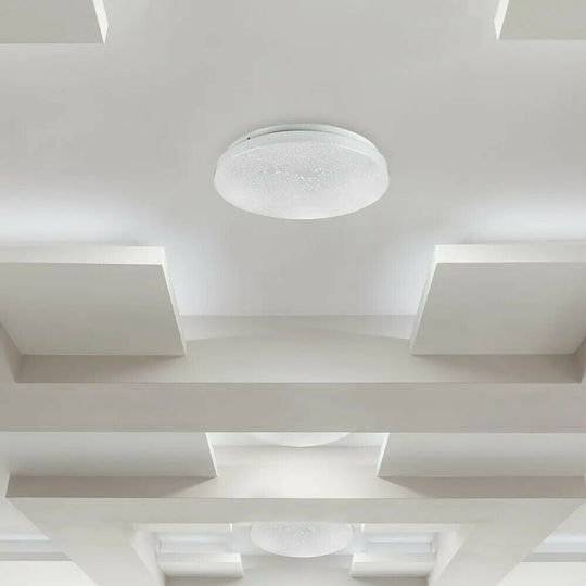 V-TAC Στρογγυλό Εξωτερικό LED Panel 18W με Ρυθμιζόμενο Λευκό Φως 50εκ.