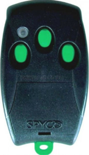 Spyco/3 3-Channel Garage Door Remote Control with Rolling Code 433.92MHz