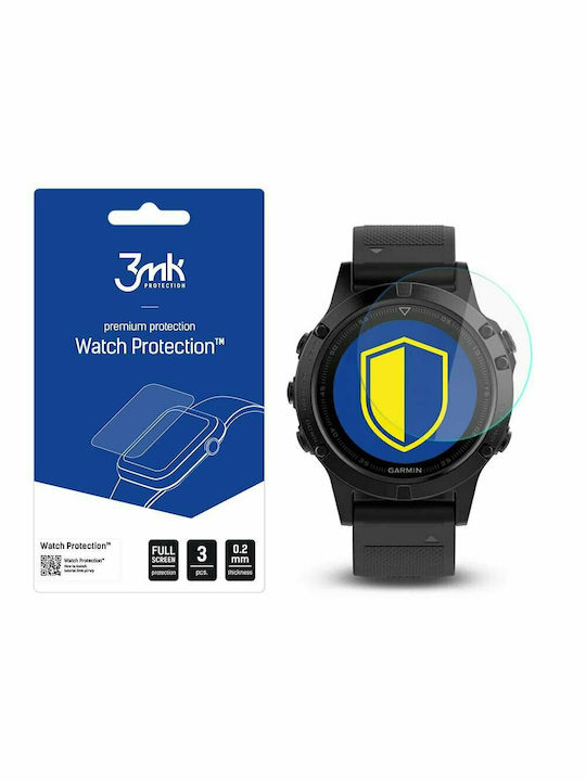 3MK Hybrid Glass Screen Protector pentru Garmin Fenix 5/5 Plus - Garmin Fenix 5/5 Plus 3buc GSM103541
