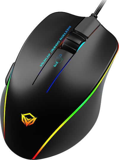 Meetion GM230 RGB Gaming Ποντίκι 12800 DPI Μαύρο