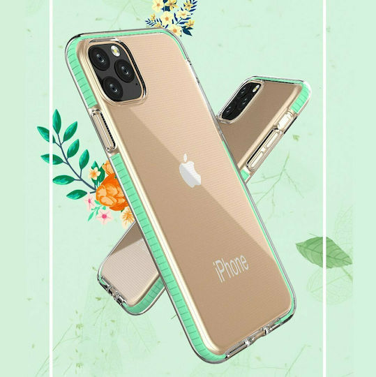 Hurtel Spring Back Cover Σιλικόνης 1mm Μαύρο (iPhone 11 Pro)