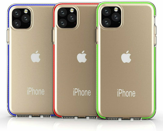 Hurtel Spring Back Cover Σιλικόνης 1mm Μαύρο (iPhone 11 Pro)