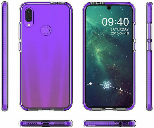 Hurtel Spring Back Cover Silicon 1mm Roz (Huawei P Smart 2019)