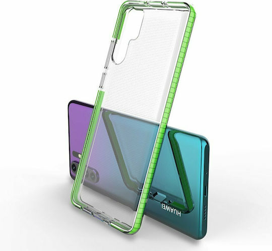 Hurtel Spring Back Cover Σιλικόνης 1mm Μαύρο (Huawei P30 Pro)