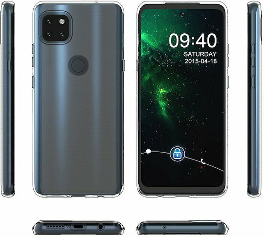 Hurtel Ultra Clear Umschlag Rückseite Silikon 0.5mm Transparent (Moto G 5G)