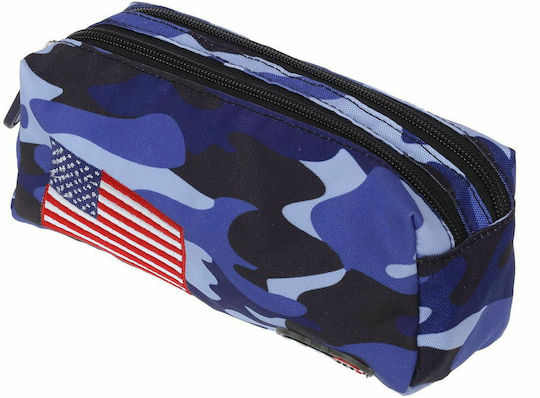 Lyc Sac Ученически Несесер Цилиндър Navy Camo