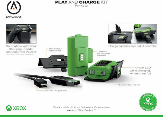 PowerA Play & Charge Kit για Xbox One / Xbox Series