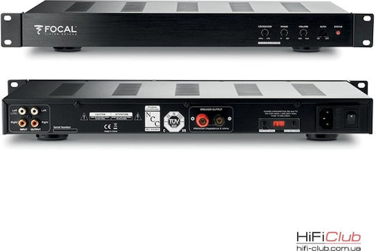 Focal 100 IWSUB8 AMP Integrated PA Amplifier 2 Channels 200W/4Ω Black