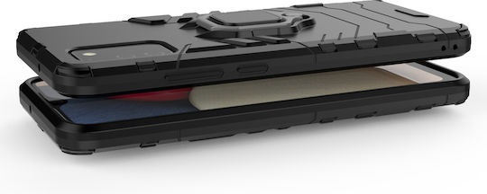 Hurtel Ring Armor Back Cover Πλαστικό Μαύρο (Galaxy A03s)
