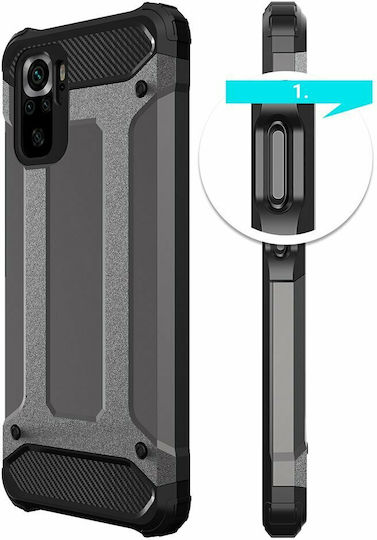 Hurtel Hybrid Armor Back Cover Plastic Albastru (Poco M4 Pro 5G / Redmi Note 11s 5G )