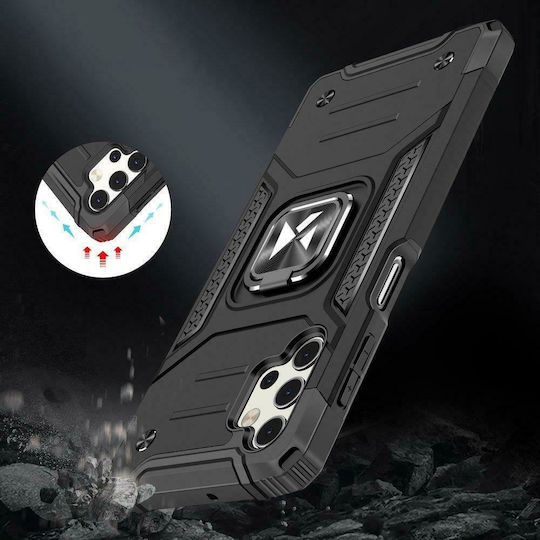 Wozinsky Ring Armor Back Cover Plastic Blue (Galaxy A33 5G)