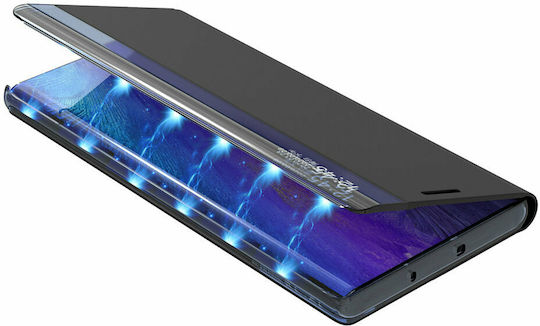 New Sleep Umschlag Rückseite Kunststoff Schwarz (Galaxy A03s)