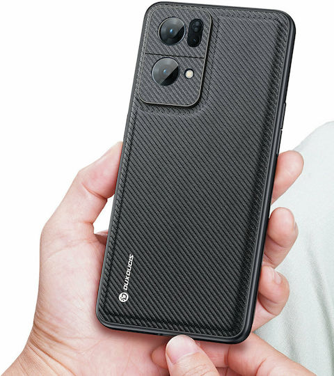 Dux Ducis Fino Umschlag Rückseite Kunststoff Schwarz (Oppo Reno7 Pro 5G)
